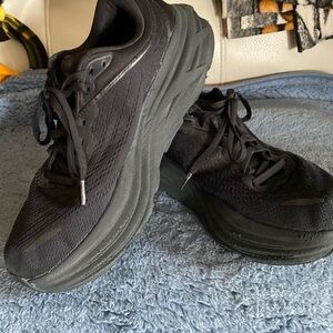 Womens hoka Bondi 9.5  black on black
